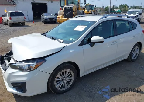 2017 Subaru Impreza 2.0I Premium из США, поврежденный, VIN 4S3GTAB65H3716576